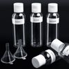 10 Pcs Clear Travel Bottles, 60ml Empty Travel Bottles, Travel Bottles for Toiletries, Flip Cap Plastic Bottles for Travel, Refillable Travel Bottles with Funnels and Labels for Travel or Cosmetic