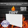 1" Refractory Ceramic Fiber Insulation Board 2300F 12" x 24"