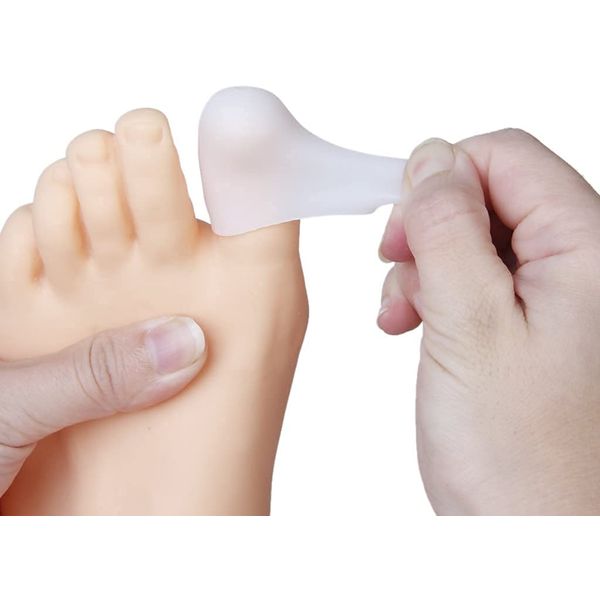 Toe Protection Cap, Toe Protector, Toe Protection Cap, Silicone, 1 Set (2 Pieces) (S)