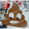 Toejamr - Snowboard Stomp Pad - Poo Emoji - Brown