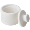 White Marble Salt Cellar Keeper With Lid