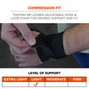 Ergodyne ProFlex 420 Wrist Wrap with Thumb Loop, Black, Small/Medium