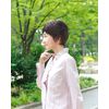 Priscilla ST-005 Gray Hair Parting Type 3A Dark Brown