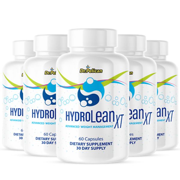 Hydro Lean XT- Digestive Support- 5 Bottles- 300 Capsules