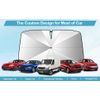 55"x 31" Windshield Sun Shade,Car Windshield Sun Shade Umbrella,UV Reflecting