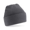Beechfield Original Cuffed Beanie Colour=Graphite Size=O/S