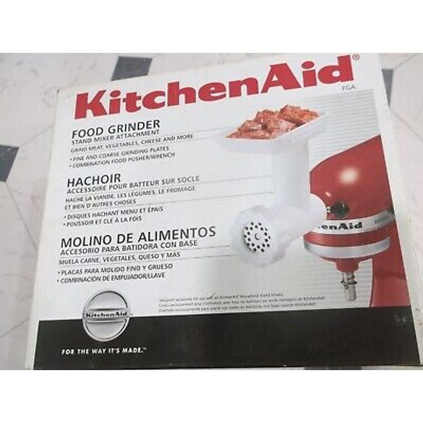 NEW gift KITCHENAID pet food burger MEAT GRINDER ATTACHMENT new in box Mixer