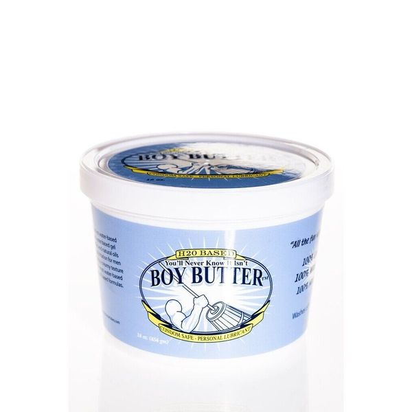 Boy Butter H2O - Water-Based Lubricant - 16oz Tub Lube