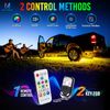 Dual Remote Control U8 RGB LED Underglow Underbody Neon Lights Strips,Waterproof