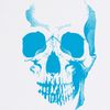 CafePress Blue Skull Face Mousepad Non-slip Rubber Gaming Mousepad