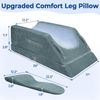 4 Height-Adjustable Leg Elevation Pillows for after Surgery with Ergonomic Curve