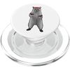 Racoon Bodybuilder Dumbbells Bodybuilding PopSockets PopGrip for MagSafe