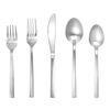 Fortessa Arezzo 18/10 Stainless Steel Flatware, Solid Handle Table Knife, 8.7...