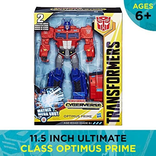 Transformers: Bumblebee Cyberverse Adventures Optimus Prime Kids Toy Action  Figure for Boys and Girls (9”) 