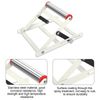 CAINCAY Adjustable Cutting Machine Support Frame Table Saw Stand with Roller Height Adjustable 55-135mm Metal Cutting Work Support Stand Foldable Attachment