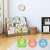 Single-Sided Book Display, Classroom Bookshelf, Grey Wash