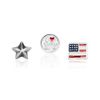 Charm Set USA 925 Sterling Silver Unique FSC0002