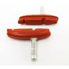 Kool Stop Cantilever Thinline, Cantilever Brake Pads, Non-Threaded Posts, Salmon, Red, Pair