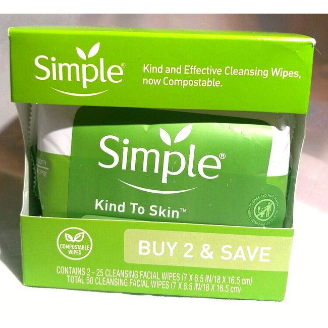 Simple Cleansing Facial Wipes