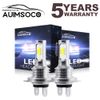 H7 LED Headlight Bulbs Conversion Kit High Low Beam 10000K Super White Bright
