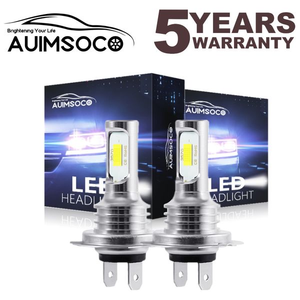 H7 LED Headlight Bulbs Conversion Kit High Low Beam 10000K Super White Bright