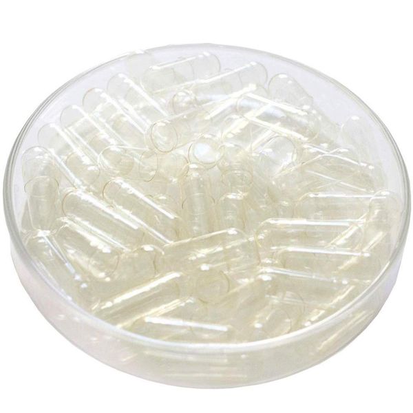 Pure Source Nutrition Clear Size 0 / Zero Empty Capsules Capsule (2000 Pack)