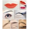 2 PCS 3d Silicone Tattoo Practice Skin Eyebrow Eyeline Microblading Tattoo Practice Leather Training Sheets