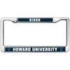 Howard Bison Logo Full Size Standard License Plate Metal Frame
