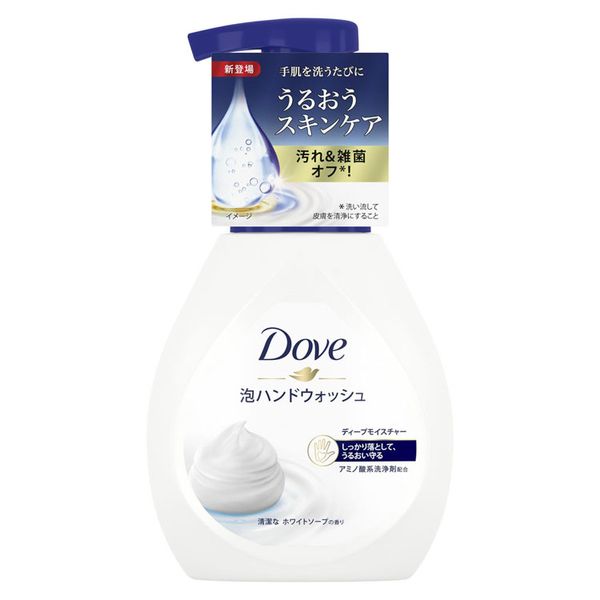 Dove Foam Hand Wash Deep Moisture Pump<br> Hand soap, dryness, dryness, hand washing, skin care, moisture, amino acid-based detergent, foam type, rough hands, baggy, Unilever [D] [XX]