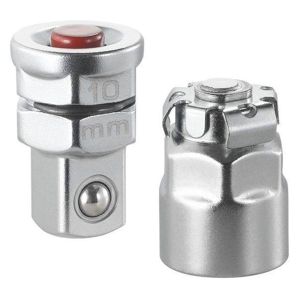 FACOM 2 adapters 10 mm - 1/4 inch, 1 Piece, 467.adapt10 mm