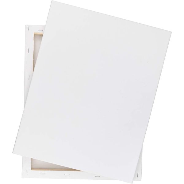 40cm x 30cm Plain White Canvas for Painting Sketching Drawing | Ideal for Oil Paints and Acrylics Plain Canvas for Painting | Canvases for Acrylic Painting | Blank Art Canvas | Art Supply