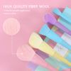 17PCS Makeup Brush, Candy Colors Beauty Brush Set for Beauty Artist and Woman Daily Use, Cosmetic Brush for Foundation Blesh Eyeshadow and Conceal