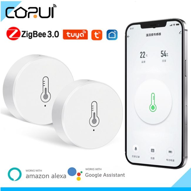 ZigBee 3.0 tuya Smart Temperature and Humidity Sensor Smart Home