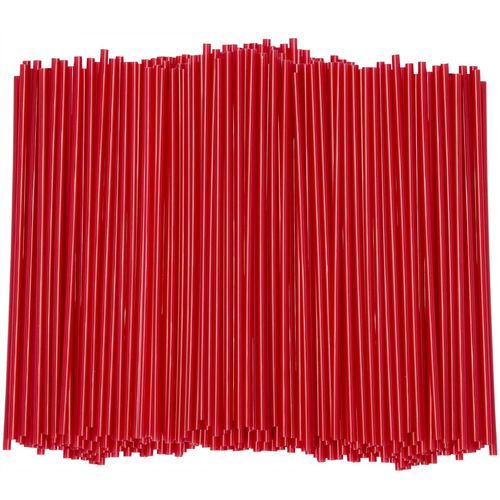 Comfy Package, 5 Inch Coffee & Cocktail Stirrers/Straws (1000 Count) Disposable Plastic Sip Stir Sticks – Red