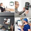 Universal Wall Tablet Phone Holder Mount for 4.7-12.9" iPad Pro iPhone Samsung