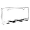 iPick Image for Dodge Durango in 3D on Mirror Chrome Metal License Plate Frame