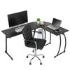 58" L-Shaped Gaming Desk Corner Computer Desk PC Laptop Study Table Workstation 