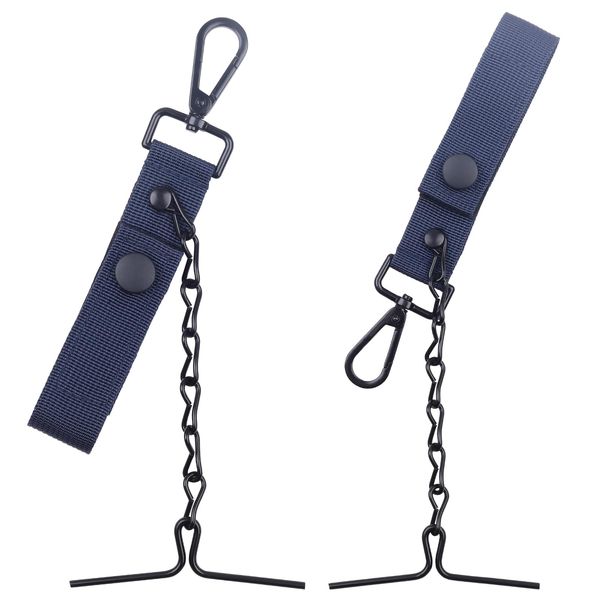 2 PCS Electrical Tape Holder with Keyring and Trigger Snap Hook, Tape Holder for Tool Belt