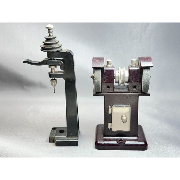 SEL Model 3030 Drill Press & Desterwitz Double Grinder, Bakelite Steam Accessory