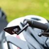 Oxford Arrow 360 Bar End Motorcycle Mirror, Black