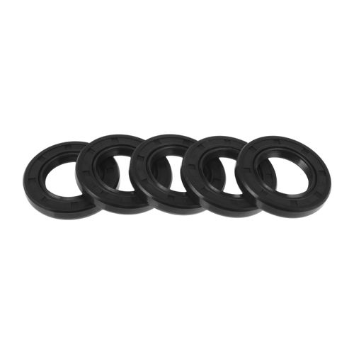 A ABSOPRO Oil Seal TC Seal Ring Rotary Shaft Seal 25x42x6mm High Pressure Nitrile Rubber Black 5 Pcs
