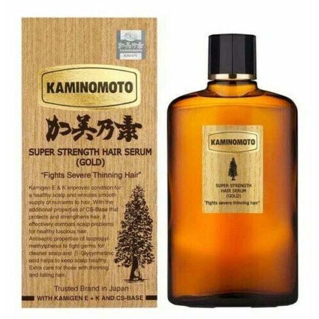 [US Seller] Kaminomoto Super Strength Hair Loss & Growth Gold 150ml EXP 03/2027