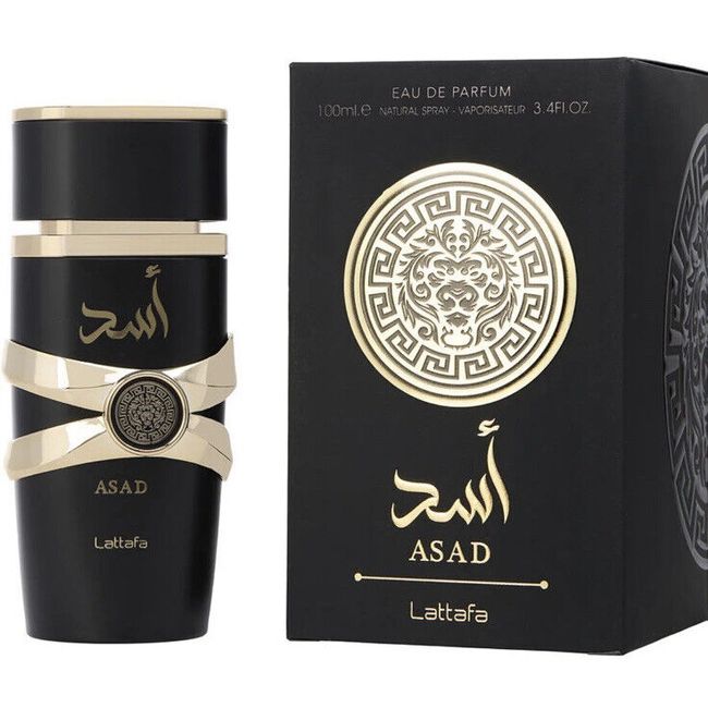 Lattafa Asad 3.4oz EDP Spray For Men New In Box