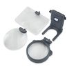 Carson HM-30 3-in-1 LED Lighted Hobby Magnifier, Grey