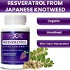 GENEX 1500mg Resveratrol with BioPerine for Absorption (3 Pack) | Organic Trans-Resveratrol Capsules from Japanese Knotweed, Antioxidant Supplement for Healthy Aging