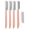 4 Pcs Eyebrow Razors Shaper Shavers, Face Razors for Women and Men, Facial Hair Removers Trimmer Shaving Grooming Dermaplanning Tool