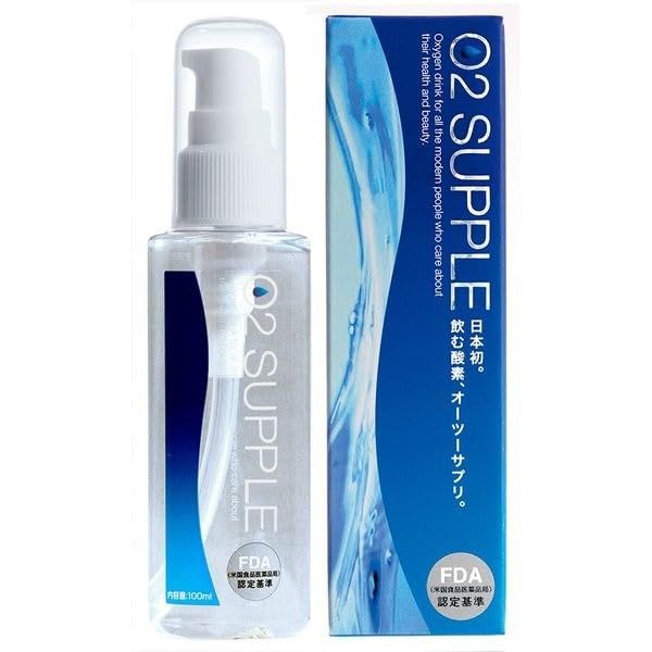 O2SUPPLE Oatto Supplement, Drinking Oxygen Water, 3.4 fl oz (100 ml)