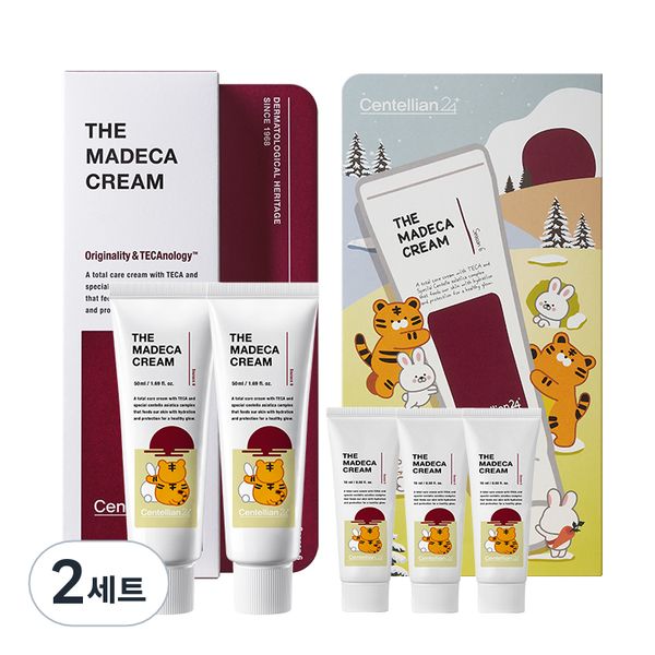 Centellian24 The Madeca Cream Special Set 2023 Rabbit and Tiger Edition 50ml x 2p + 15ml x 3p