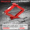 4Pcs 5000lbs RV Trailer Stabilizer Leveling Scissor Jacks w/ Speed Crank Handle
