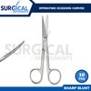 10 Operating Scissors 4.5" Sharp/Blunt Curved Surgical Veterinary Instrument